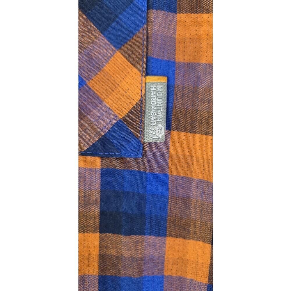Mountain Hardware Mens reversible thick Plaid Button Up Shirt Size Large - Picture 2 of 7
